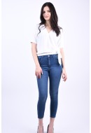 Women Jeans Only Royal High Skinny Pim504 Petit Medium Blue Denim